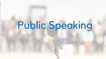 Public Speaking (August 23-27)