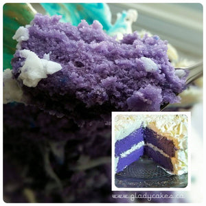 Foods from the Phillippines:  Ube Cake