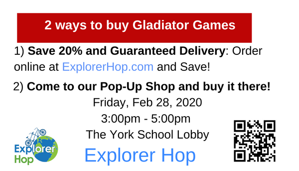 Gladiator Board Games - Explorer Hop